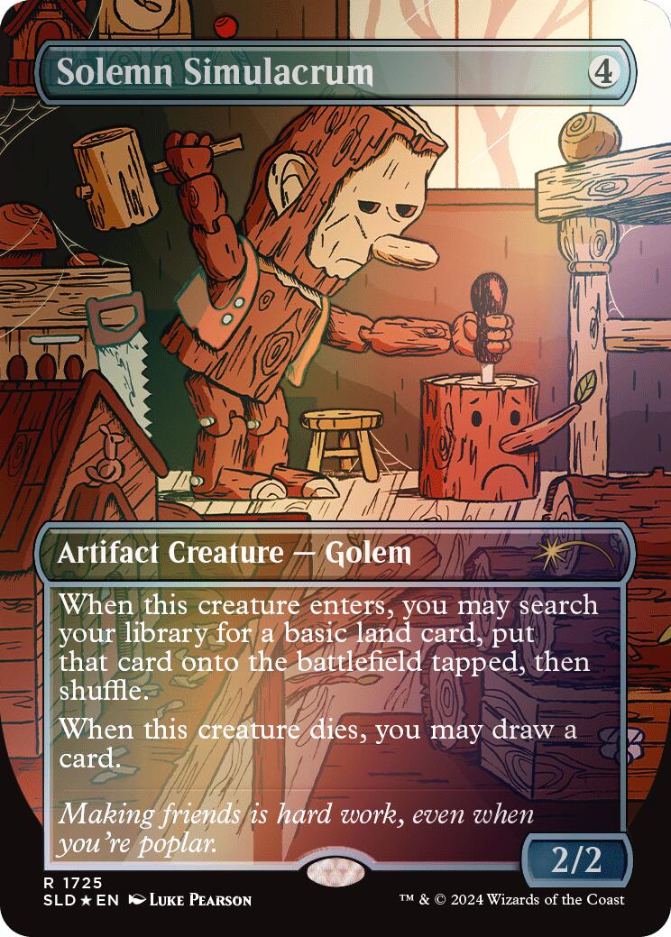 Solemn Simulacrum (1725) (Rainbow Foil) [Secret Lair Drop Series] | Gear Gaming Bentonville