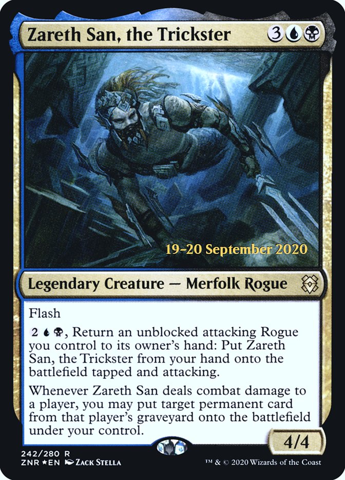 Zareth San, the Trickster [Zendikar Rising Prerelease Promos] | Gear Gaming Bentonville