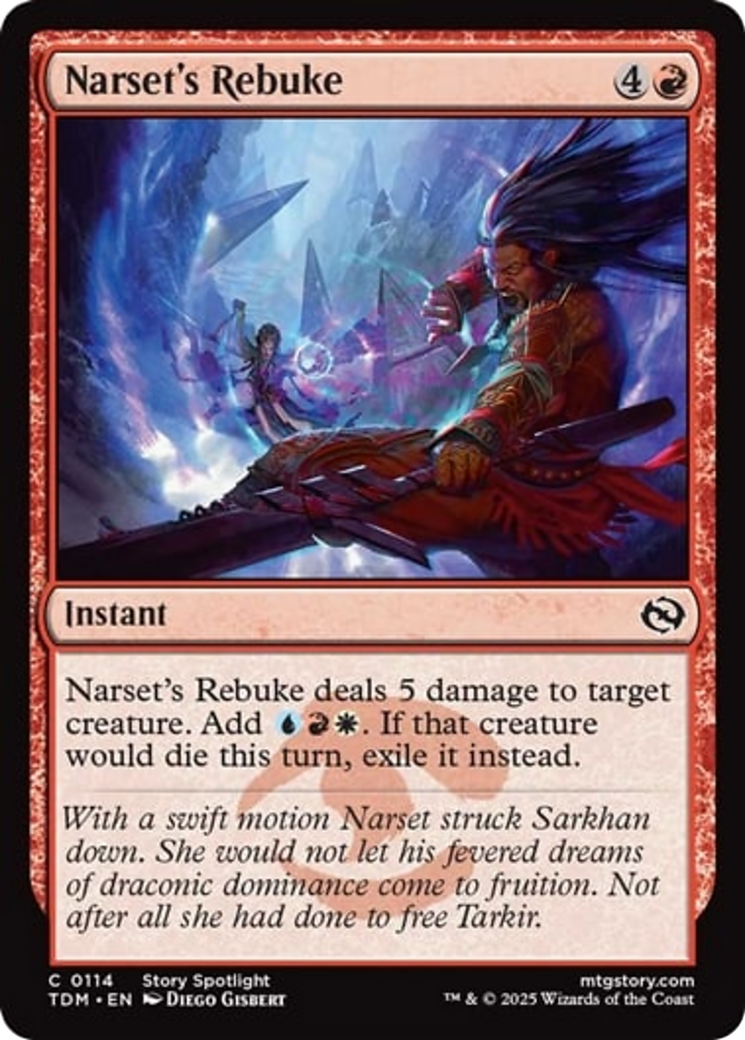 Narset's Rebuke [Tarkir: Dragonstorm] | Gear Gaming Bentonville
