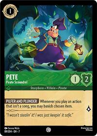 Pete - Pirate Scoundrel (89/204) [Archazia's Island] | Gear Gaming Bentonville