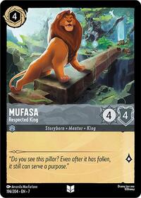 Mufasa - Respected King (196/204) [Archazia's Island] | Gear Gaming Bentonville