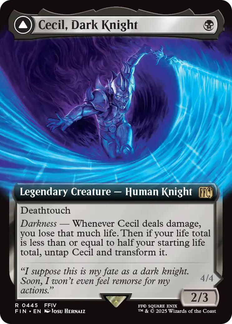 Cecil, Dark Knight // Cecil, Redeemed Paladin (Extended Art) [FINAL FANTASY] | Gear Gaming Bentonville