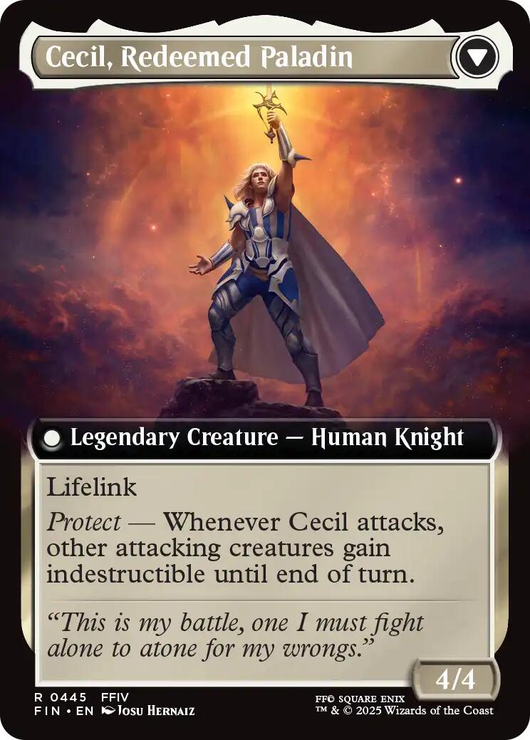 Cecil, Dark Knight // Cecil, Redeemed Paladin (Extended Art) [FINAL FANTASY] | Gear Gaming Bentonville