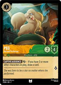 Peg - Natural Performer (7/204) [Archazia's Island] | Gear Gaming Bentonville