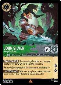 John Silver - Vengeful Pirate (109/204) [Archazia's Island] | Gear Gaming Bentonville