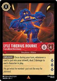 Lyle Tiberius Rourke - Crystallized Mercenary (140/204) [Archazia's Island] | Gear Gaming Bentonville