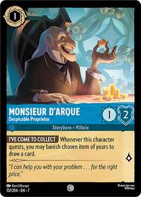 Monsieur D'Arque - Despicable Proprietor (157/204) [Archazia's Island] | Gear Gaming Bentonville