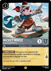 Mickey Mouse - Inspirational Warrior (200/204) [Archazia's Island] | Gear Gaming Bentonville