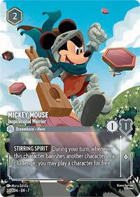 Mickey Mouse - Inspirational Warrior (Enchanted) (221/204) [Archazia's Island] | Gear Gaming Bentonville