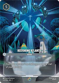 Restoring Atlantis (Enchanted) (222/204) [Archazia's Island] | Gear Gaming Bentonville