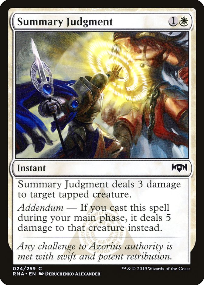 Summary Judgment [Ravnica Allegiance] | Gear Gaming Bentonville