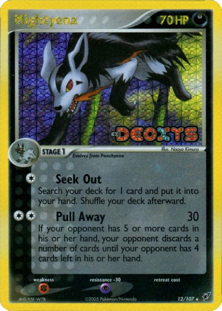 Mightyena (12/107) (Stamped) [EX: Deoxys] | Gear Gaming Bentonville