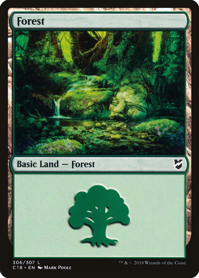 Forest (306) [Commander 2018] | Gear Gaming Bentonville