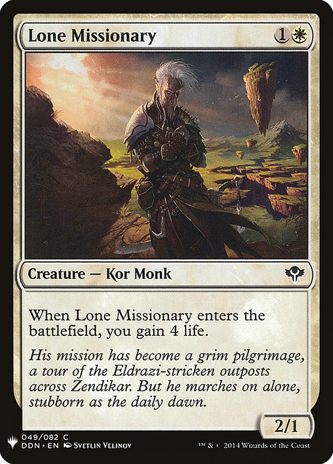 Lone Missionary [Mystery Booster] | Gear Gaming Bentonville