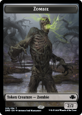 Zombie // Sheep Double-Sided Token [Dominaria Remastered Tokens] | Gear Gaming Bentonville