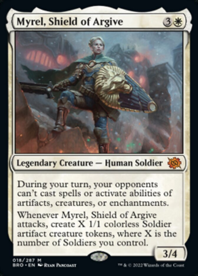 Myrel, Shield of Argive (Promo Pack) [The Brothers' War Promos] | Gear Gaming Bentonville