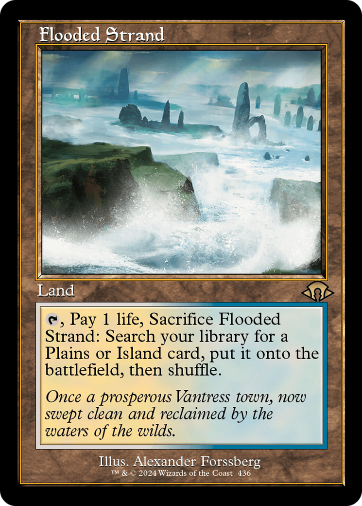 Flooded Strand (Retro) [Modern Horizons 3] | Gear Gaming Bentonville