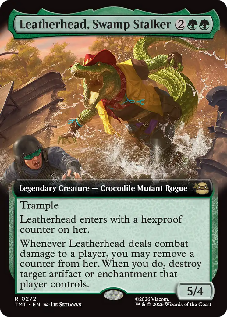 Leatherhead, Swamp Stalker (Extended Art) [Teenage Mutant Ninja Turtles] | Gear Gaming Bentonville