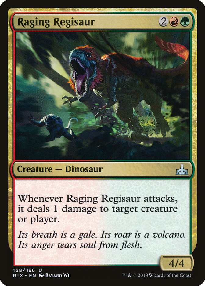 Raging Regisaur [Rivals of Ixalan] | Gear Gaming Bentonville