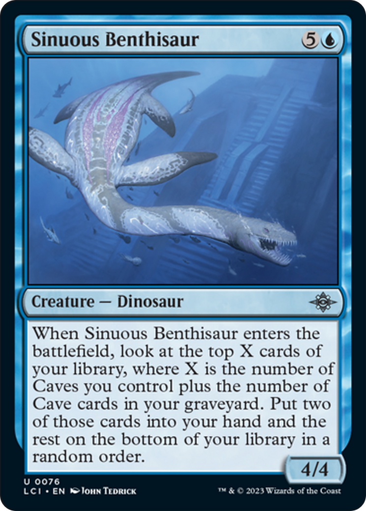 Sinuous Benthisaur [The Lost Caverns of Ixalan] | Gear Gaming Bentonville