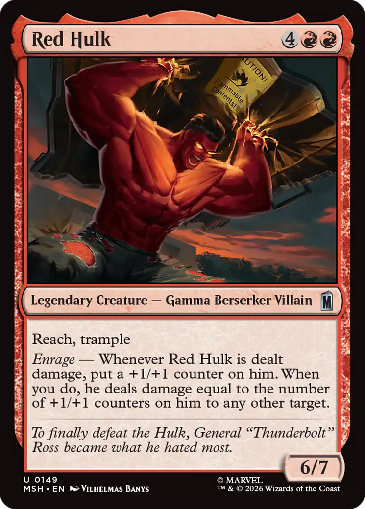 Red Hulk [Marvel Super Heroes] | Gear Gaming Bentonville