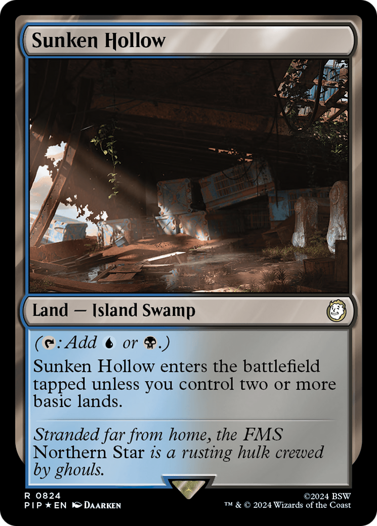 Sunken Hollow (Surge Foil) [Fallout] | Gear Gaming Bentonville