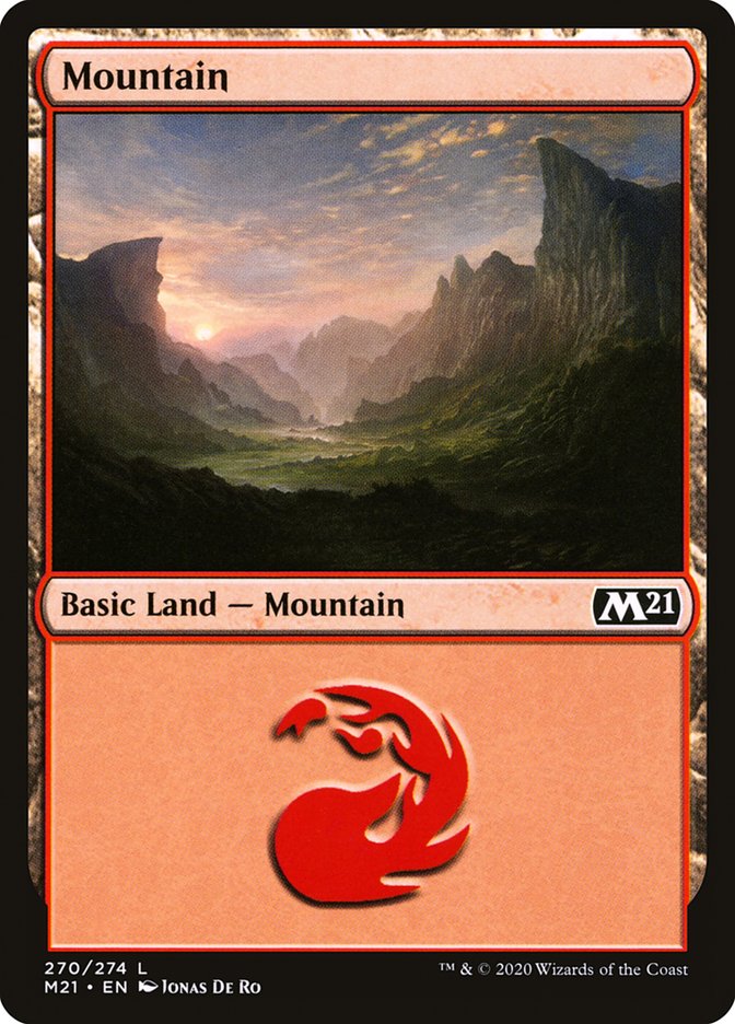 Mountain (270) [Core Set 2021] | Gear Gaming Bentonville