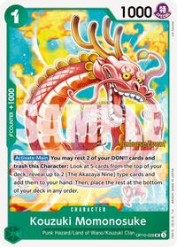 Kouzuki Momonosuke (028) [Royal Blood Release Event Cards] | Gear Gaming Bentonville