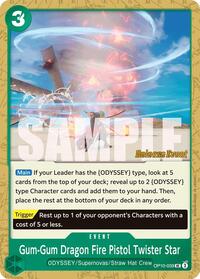 Gum-Gum Dragon Fire Pistol Twister Star [Royal Blood Release Event Cards] | Gear Gaming Bentonville