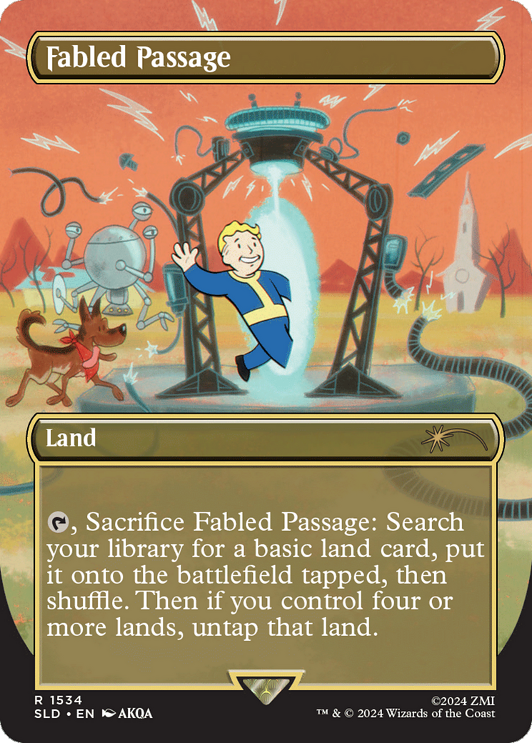 Fabled Passage (1534) (Rainbow Foil) [Secret Lair Drop Series] | Gear Gaming Bentonville
