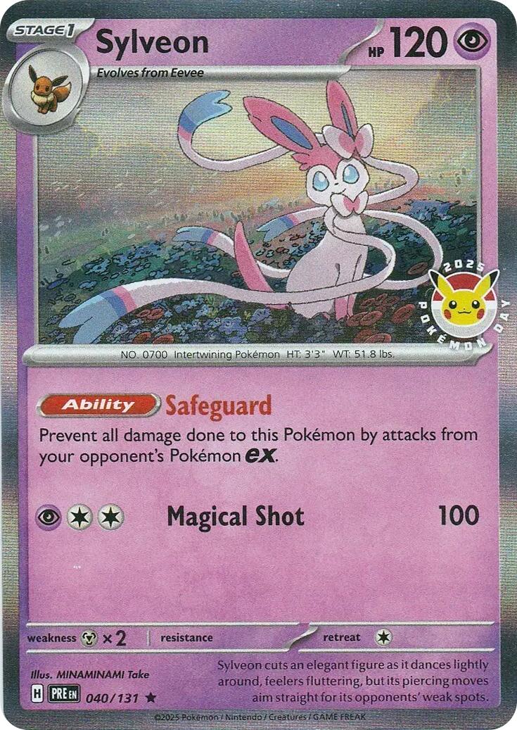Sylveon (040/131) (Pokemon Day) [Scarlet & Violet: Prismatic Evolutions] | Gear Gaming Bentonville