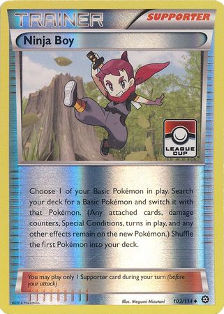 Ninja Boy (103/114) (League Promo) [XY: Steam Siege] | Gear Gaming Bentonville