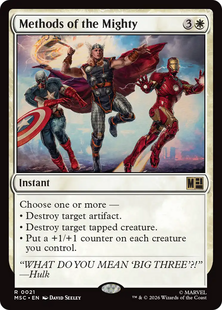 Methods of the Mighty [Marvel Super Heroes Commander] | Gear Gaming Bentonville