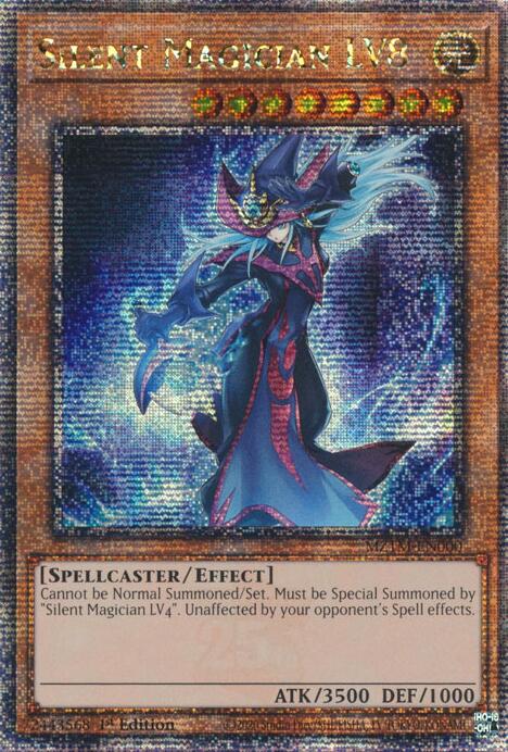 Silent Magician LV8 [MZTM-EN000] Quarter Century Secret Rare | Gear Gaming Bentonville