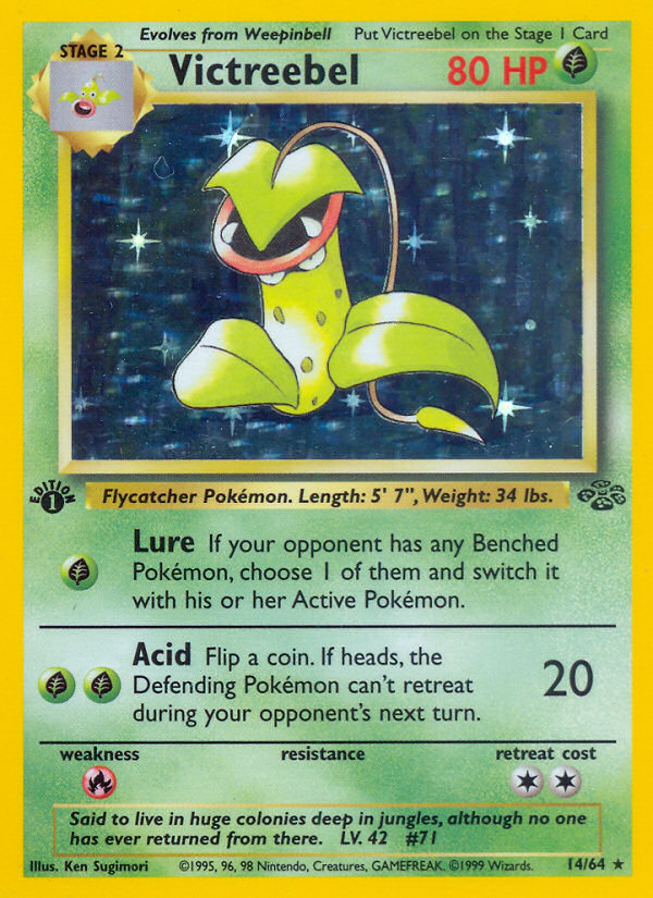 Victreebel (14/64) [Jungle 1st Edition] | Gear Gaming Bentonville