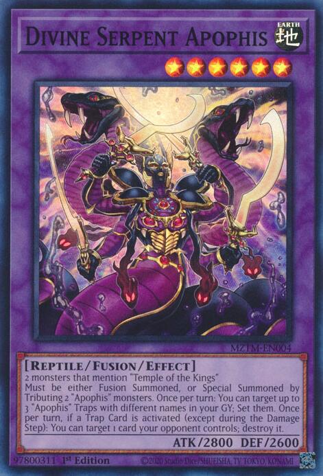 Divine Serpent Apophis [MZTM-EN004] Super Rare | Gear Gaming Bentonville
