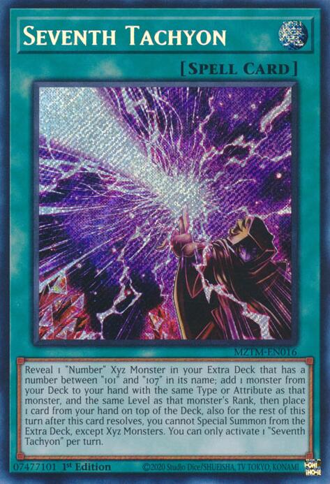 Seventh Tachyon [MZTM-EN016] Secret Rare | Gear Gaming Bentonville