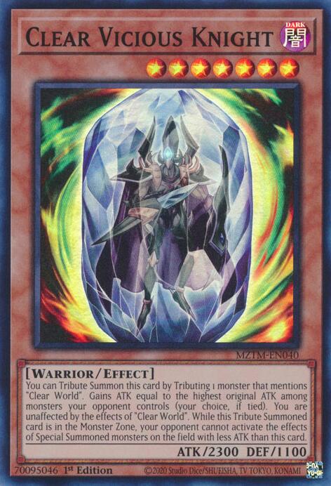 Clear Vicious Knight [MZTM-EN040] Super Rare | Gear Gaming Bentonville