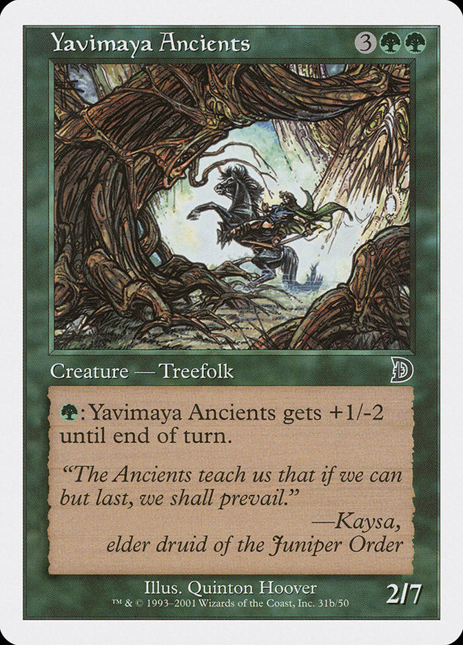 Yavimaya Ancients (Horse Art) [Deckmasters] | Gear Gaming Bentonville