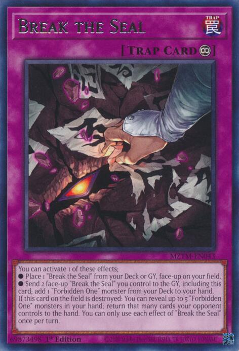 Break the Seal [MZTM-EN043] Rare | Gear Gaming Bentonville