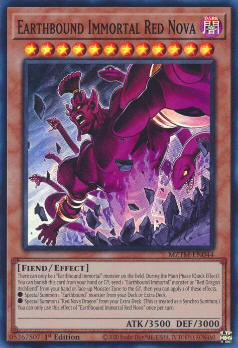 Earthbound Immortal Red Nova [MZTM-EN044] Super Rare | Gear Gaming Bentonville