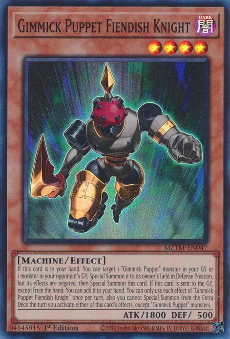 Gimmick Puppet Fiendish Knight [MZTM-EN047] Super Rare | Gear Gaming Bentonville