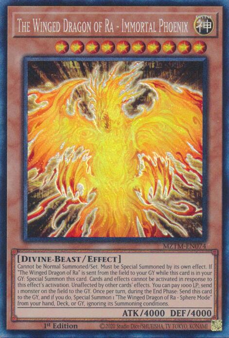 The Winged Dragon of Ra - Immortal Phoenix (Collector's Rare) [MZTM-EN074] Collector's Rare | Gear Gaming Bentonville