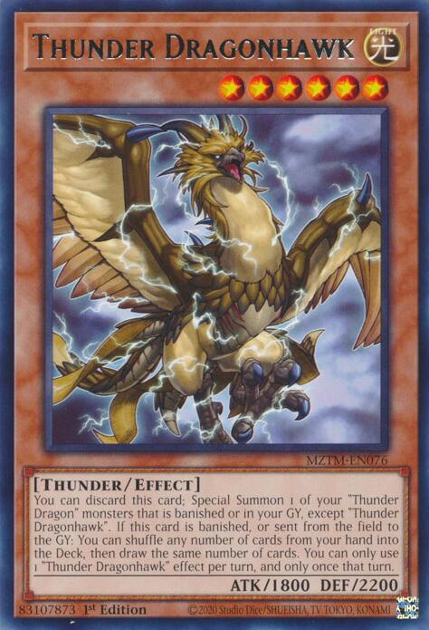 Thunder Dragonhawk [MZTM-EN076] Rare | Gear Gaming Bentonville