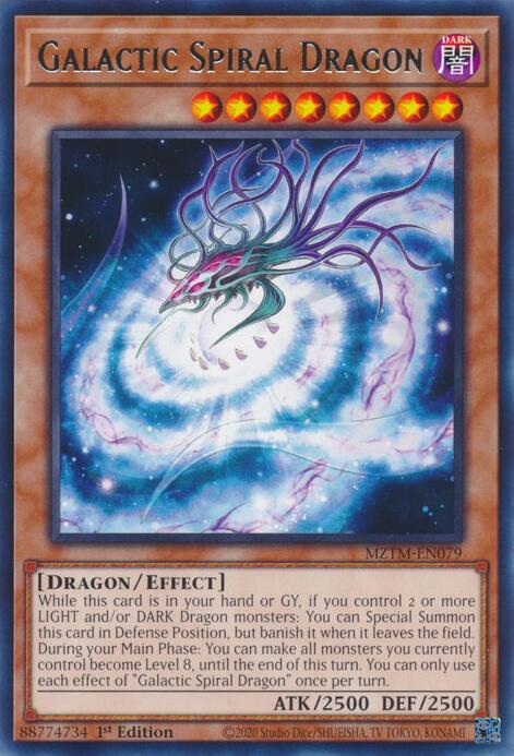 Galactic Spiral Dragon [MZTM-EN079] Rare | Gear Gaming Bentonville