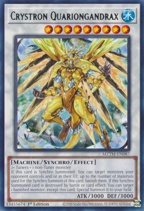 Crystron Quariongandrax [MZTM-EN087] Rare | Gear Gaming Bentonville