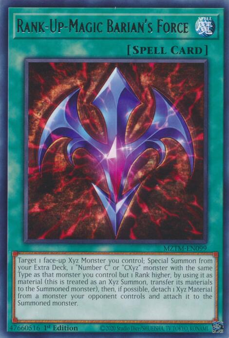 Rank-Up-Magic Barian's Force [MZTM-EN099] Rare | Gear Gaming Bentonville