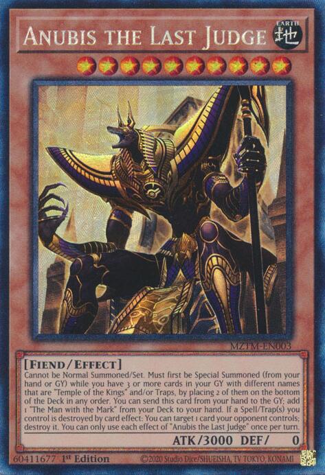 Anubis the Last Judge (Collector's Rare) [MZTM-EN003] Collector's Rare | Gear Gaming Bentonville