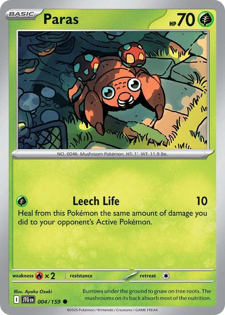 Paras (004/159) [Scarlet & Violet: Journey Together] | Gear Gaming Bentonville