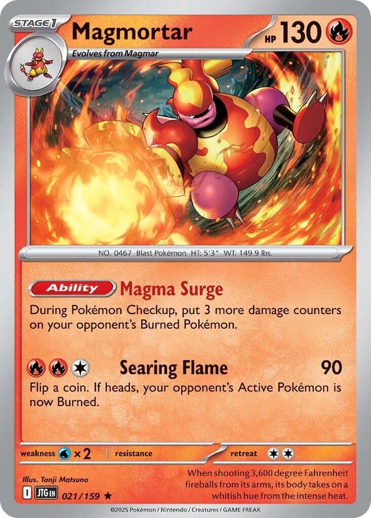 Magmortar (021/159) [Scarlet & Violet: Journey Together] | Gear Gaming Bentonville